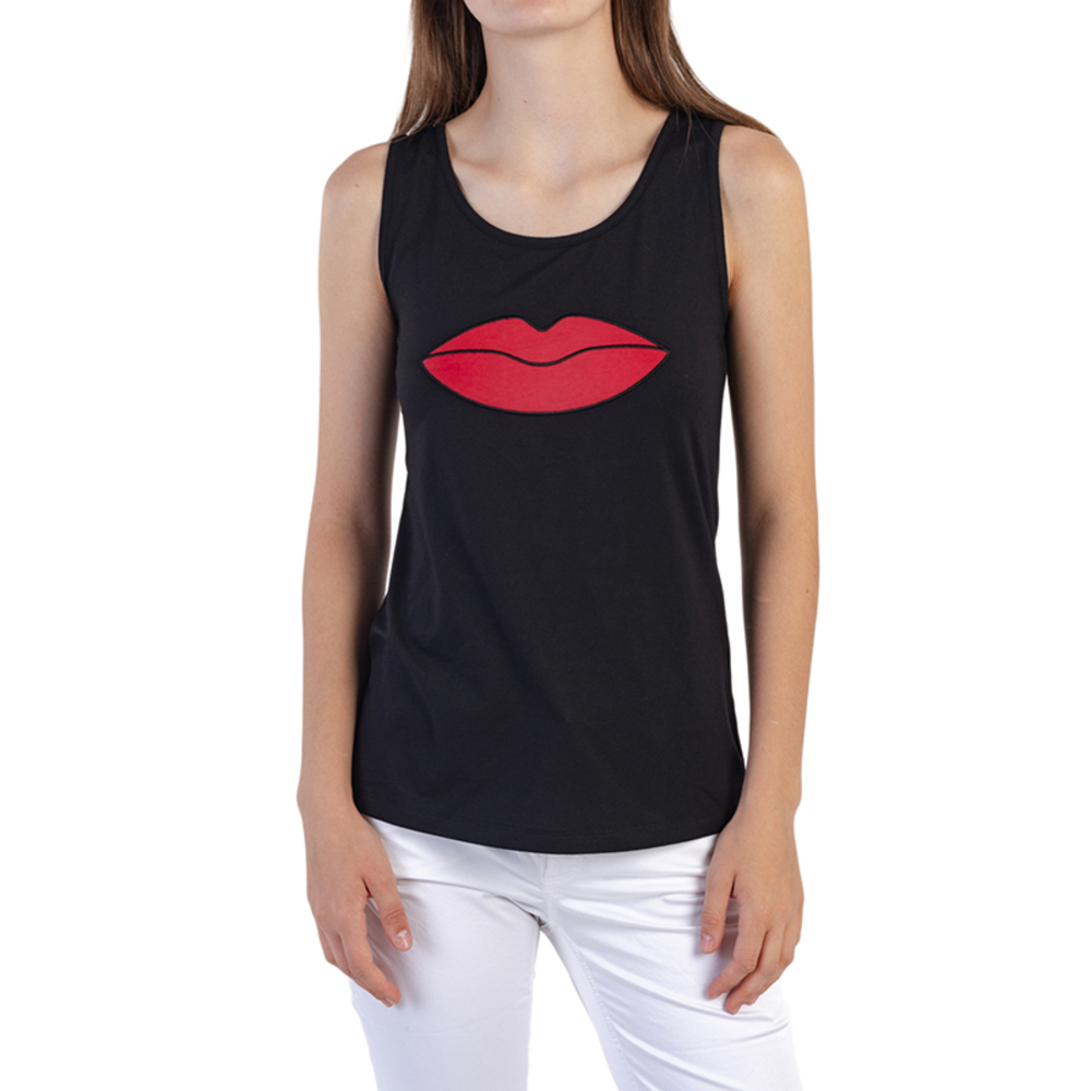 BODYISM BLACK, RED T-SHIRT | WOMENS SIZE M